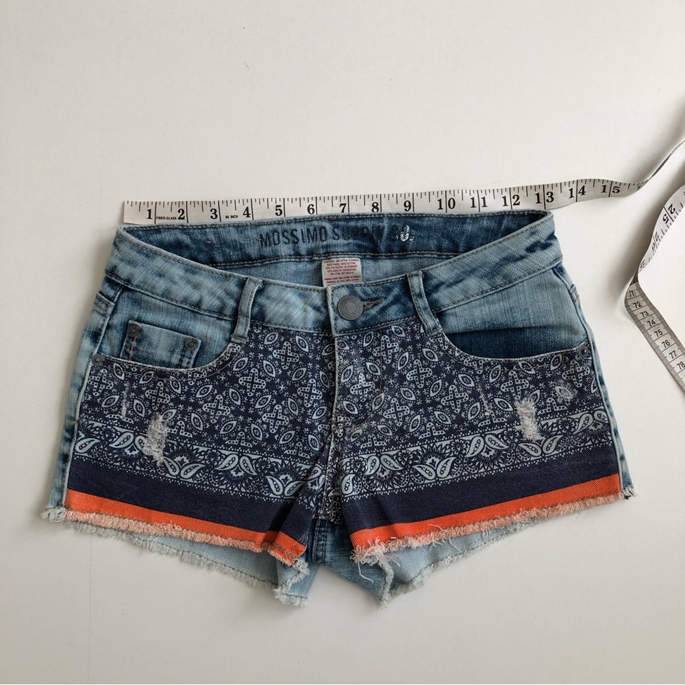 MOSSIMO Denim Short Shorts Size 25